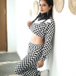 Ridheema Tiwari Instagram - Did you say CHECKMATE ? Stylist : @instylewithaditi Outfit : @bereziasm Jewellery : @the_jewel_gallery 📸 : @kunal_mohite_photography 💄: @shivani_makeup_and_hairstylist Hair : @makeuphair_by_surekhas Location : @blanco_bandra #checkmate #ridhiematiwari #ootd Blanco Andheri