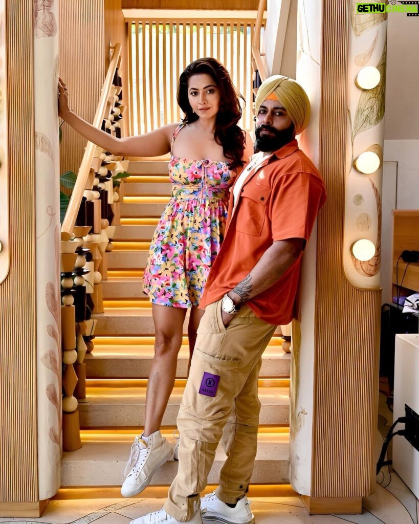 Ridheema Tiwari Instagram - Happywala Birthday Jas 🎂“To the husband who has always been my Rock and safety blanket” @jaskaransinghgandhi you are the strongest person I know - Physically & Mentally .You stand tall in situations that would normally wipe out the very existence and zest of life for most Humans. You are a quick learner my Man Friday & my Encyclopaedia. My brightest star Jassa , last year was phenomenal 🙌 With the release of your first Bollywood release Sam Bahadur - you found the key to unlock the treasures of infinite possibilities that you patiently prayed for , all these years . On this special day , you are blessed with constant luck love peace and Abundance .Hand in hand let’s keep walking on this path of faith . Let’s welcome more victories in 2024. Thank you for being born today HUSBAND.. Annoy kam kiya kar bas 🤪 @shutterjuicestudio thank you for these ❤️ #birthdaywishes #manandwife #ootd #potd #ridhiematiwari #jaskaransingh CrayCraft