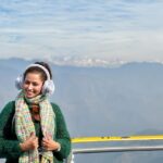 Ridheema Tiwari Instagram - High On mountains 🏔️ @shadygators.official in rest mode 🙈 #bambambhole #namahshivaay #ridhiematiwari #mountainlovers Dalai Hill