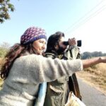 Ridheema Tiwari Instagram - Adventures await 🤠 With @jaskaransinghgandhi 🫶 @thegoldentusk Managed by : @matsya_media PR : @pr365_pr 📸 : @sardarji_preetwalia #thegoldentusk #neveradullmoment #ridhiematiwari #jimcorbett #intothewild #junglesafari #jaskaransinghgandhi The Golden Tusk, Jim Corbett National Park