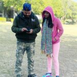 Ridheema Tiwari Instagram - Nature walk @thegoldentusk With @jaskaransinghgandhi 🫶 And our Man Friday Sureshji ❤️❤️❤️ We have learnt so much on this trip Sureshji 🫶🫶🫶 Managed by : @matsya_media PR : @pr365_pr #thegoldentusk #neveradullmoment #plantatree #savetheearth #intothenature The Golden Tusk, Jim Corbett National Park
