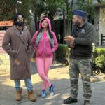 Ridheema Tiwari Instagram - Nature walk @thegoldentusk With @jaskaransinghgandhi 🫶 And our Man Friday Sureshji ❤️❤️❤️ We have learnt so much on this trip Sureshji 🫶🫶🫶 Managed by : @matsya_media PR : @pr365_pr #thegoldentusk #neveradullmoment #plantatree #savetheearth #intothenature The Golden Tusk, Jim Corbett National Park