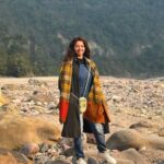 Ridheema Tiwari Instagram - “Let your faith be bigger than your fears.” #eotd #ridhiematiwari #rishikeshtrip Rishikesh ऋषिकेश