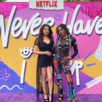 Riele Downs Instagram – much fun !! @netflix @neverhaveiever 🦩🙇🏾‍♀️