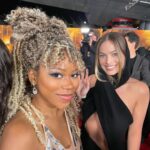 Riele Downs Instagram - this film blew me away!!! what an evening 💃🏾✨ #babylon *makeup + styling by me ;)*