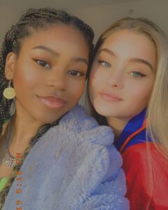 Riele Downs Instagram - HAPPY 18TH to the baddest! @lizzy_greene 🐎💃🏾🎂 you’re literally one of the best people i know and i’m so grateful to i get to call you my friend. muahahaa now ur stuck in adulthood with me - welcome mate 😈 fr tho, you’re my homie for life. love you ♥️