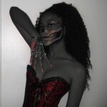 Riele Downs Instagram - little red corset