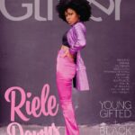 Riele Downs Instagram – had a great time shooting for this !! spread out now 💘 thank you @glittermagazine 

shot by: @gabrieltomioanderson 
styled by: @mrqfears 

link in bio 🌟