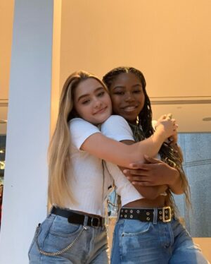 Riele Downs Instagram - HAPPY 18TH to the baddest! @lizzy_greene 🐎💃🏾🎂 you’re literally one of the best people i know and i’m so grateful to i get to call you my friend. muahahaa now ur stuck in adulthood with me - welcome mate 😈 fr tho, you’re my homie for life. love you ♥️