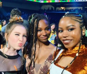Riele Downs Instagram - celebrated my lil sis’ 16th bday yesterday with her yesterday - check out her first ever livestream singing performance + q&a at 2pm today 🧚🏾♥️