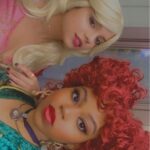 Riele Downs Instagram - lil halloween throwback 👻 still on the search for our third sanderson sis 🧙‍♀️ << celebrated in a covid conscious way & took every precaution - stay safe, friends >>