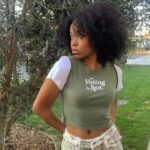 Riele Downs Instagram - listen 2 the shirt 😁 to my American friends - today’s the day!! the final day you can vote for the presidential election. PLEASE get out to the polls if you haven’t already - your vote makes a difference!! & stay safe. ♥️ if you’ve already voted or can’t, i’ll be posting some other action steps and resources on my story 🗳 #vote Election Day