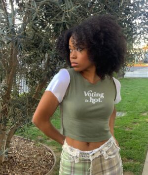 Riele Downs Instagram - listen 2 the shirt 😁

to my American friends - today’s the day!! the final day you can vote for the presidential election. PLEASE get out to the polls if you haven’t already - your vote makes a difference!! & stay safe. ♥️ if you’ve already voted or can’t, i’ll be posting some other action steps and resources on my story 🗳 #vote