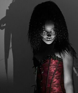Riele Downs Instagram - little red corset