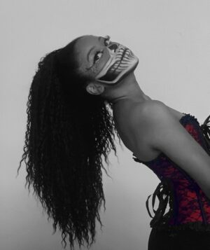 Riele Downs Instagram - little red corset