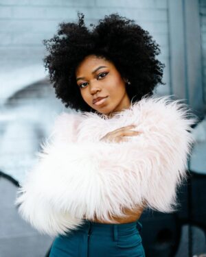 Riele Downs Instagram - had a great time shooting for this !! spread out now 💘 thank you @glittermagazine 

shot by: @gabrieltomioanderson 
styled by: @mrqfears 

link in bio 🌟