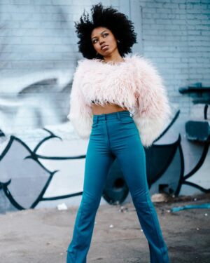 Riele Downs Instagram - had a great time shooting for this !! spread out now 💘 thank you @glittermagazine 

shot by: @gabrieltomioanderson 
styled by: @mrqfears 

link in bio 🌟