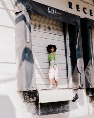 Riele Downs Instagram - had a great time shooting for this !! spread out now 💘 thank you @glittermagazine 

shot by: @gabrieltomioanderson 
styled by: @mrqfears 

link in bio 🌟