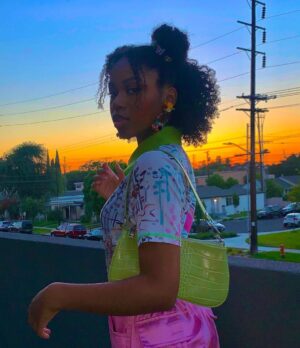 Riele Downs Instagram - cosmo and wanda ain’t slick 🧚🏾‍♂️