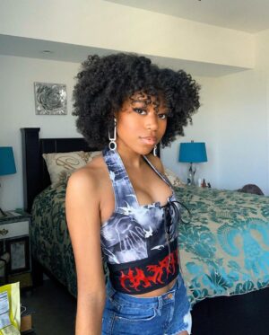 Riele Downs Instagram - that’s why her hair is so big, it’s full of secrets 🤫