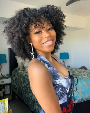 Riele Downs Instagram - that’s why her hair is so big, it’s full of secrets 🤫