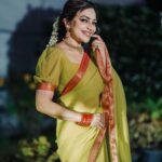 Rimi Tomy Instagram - In love with my heritage❤️ Sareee#traditional #love @mishal_bin_ameer 🎬 @rashmimuraleedharan @mukeshmuralimakeover @priya_anokhi_ Ottapalam