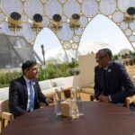 Rishi Sunak Instagram - The UK has reduced emissions faster than any other G7 country. But we cannot do it alone. That’s why I’m at COP28 – to come together with countries from around the world and work together on reducing carbon emissions. The UK isn’t just talking, we're taking action - today we’ve committed £1.6 billion in international climate investment on areas where we can lead global progress: 🌳 Protecting forests 💷 Encouraging private investment ⚡️ Backing renewables The transition to net zero must benefit, not burden ordinary families. That’s why I have set out a new approach to get us there.