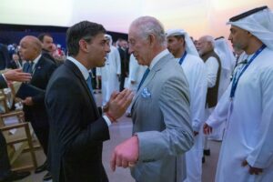 Rishi Sunak Instagram - The UK has reduced emissions faster than any other G7 country. 

But we cannot do it alone. 

That’s why I’m at COP28 – to come together with countries from around the world and work together on reducing carbon emissions. 

The UK isn’t just talking, we're taking action - today we’ve committed £1.6 billion in international climate investment on areas where we can lead global progress: 

🌳 Protecting forests 
💷 Encouraging private investment 
⚡️ Backing renewables 

The transition to net zero must benefit, not burden ordinary families. 

That’s why I have set out a new approach to get us there.
