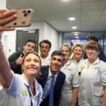 Rishi Sunak Instagram - We’ve kept our promise to deliver 50,000 more nurses in the NHS. I was at the @uniofsurrey today speaking to student nurses about this commitment and to thank them for choosing a career path that is so important. I’ll continue to support them and our other frontline workers to get patients the care they need quicker. University of Surrey