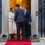 Rishi Sunak Instagram - The cultural, economic and security ties our countries share have never been stronger 🇬🇧🇰🇷 Pleasure to have you in the UK, @sukyeol.yoon