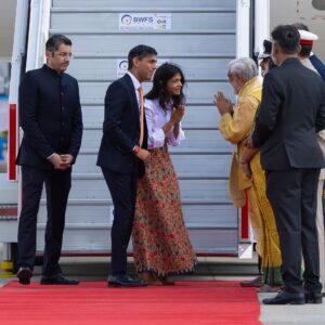 Rishi Sunak Instagram - We’ve landed in Delhi ahead of the G20 🇮🇳

We're here to deliver for the British people 🇬🇧