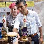 Rishi Sunak Instagram - Cheers! Now the UK is an independent nation, we're able to simplify the alcohol duty system. So that's exactly what I’ve done. This will protect the price of your pint at the pub and support British businesses. I was out at the Great British Beer Festival today to spread the good news 🇬🇧