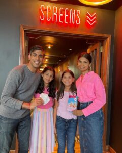 Rishi Sunak Instagram - The family vote was only ever going one way… Barbie first it is #barbenheimer