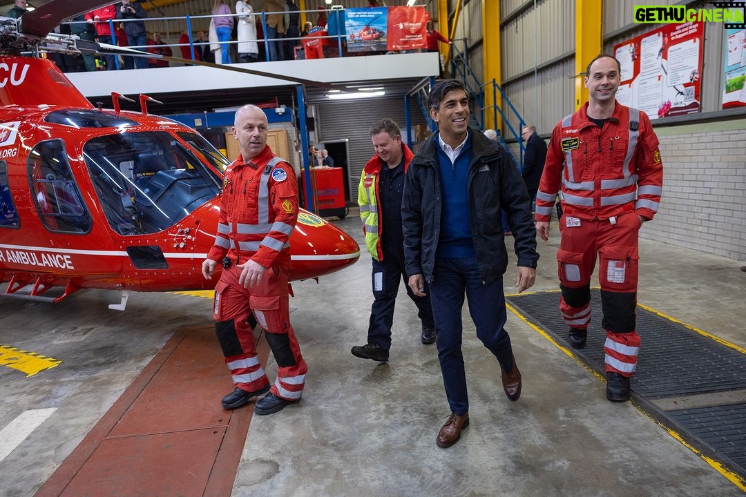Rishi Sunak Instagram - It's great to be back in Northern Ireland - a special part of our United Kingdom. After two years, it's clear how important the Assembly's return is to local people - giving them a say in issues that matter. Tonight I met with volunteers and the crew at the Air Ambulance. It's people and services like this, and many more, that the Executive can now focus on. Now it’s time to deliver a brighter future for Northern Ireland.