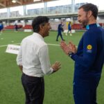 Rishi Sunak Instagram - I'll never forget the summer of 96 as a teenager - the whole country was buzzing because of the Euros. Now a new generation will get to experience what that was like - because we’ve just won the bid to host #euro2028 Bring it on ⚽ St George's Park National Football Centre