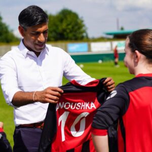 Rishi Sunak Instagram - Full steam ahead on my plans to give every kid in this country a world-class education. 

This week @conservatives delivered: 

🧒 Record investment in childcare
🏫 22 new free schools
📈 Grades back to normal post-pandemic

No matter where you live, I’m determined you get you the opportunities you deserve.