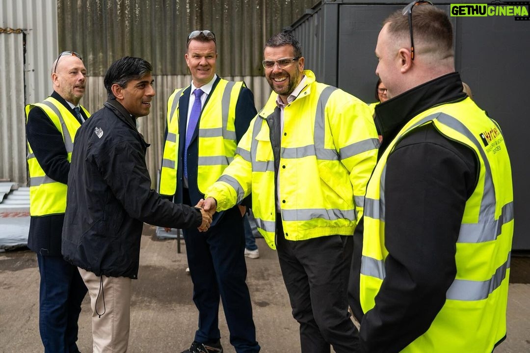 Rishi Sunak Instagram - Brilliant reaction to our tax cuts for workers here in Ossett today. The team at Hartwell Manufacturing told us about their exciting plans for the future and how they’ll keep supporting young people into life-changing apprenticeships - something we’ll continue working to help businesses do more of across the country. Ossett, West Yorkshire