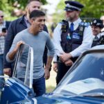 Rishi Sunak Instagram - There’s no better place to talk about the freedom to use your car than sat in Margaret Thatcher’s old Rover at Sidcup’s summer fair with @louiefrenchbexley. This week I spoke to @telegraph about how important cars are to families to live their lives. It’s something anti-motorist Labour just don’t seem to get. And it’s why I’m reviewing anti-car schemes across the country. Click the link in my bio to read more. Sidcup, Bexley, United Kingdom