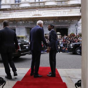Rishi Sunak Instagram - Shoulder to shoulder, what we stand by is what we stand for.

Freedom. Democracy. Leadership.

🇬🇧🇺🇸