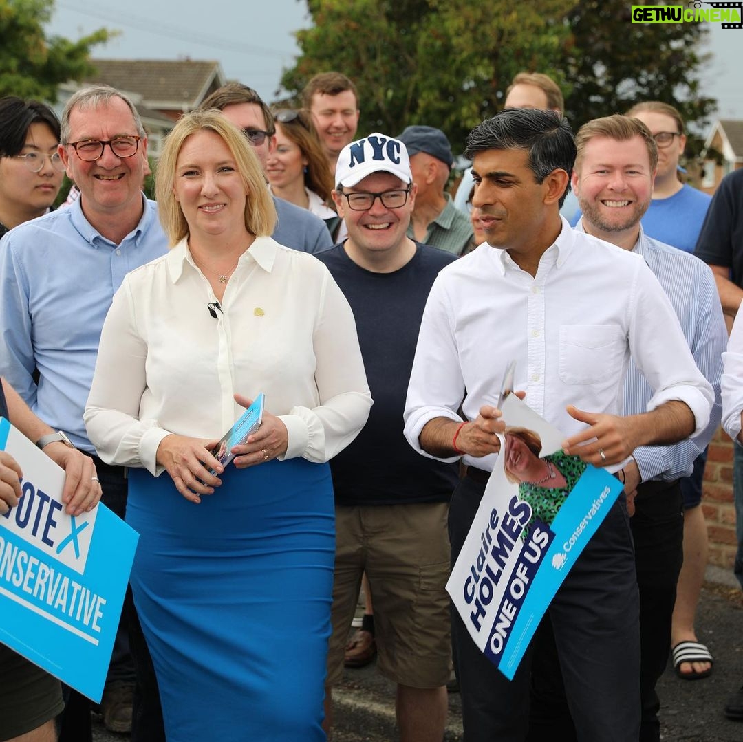 Rishi Sunak Instagram - Yorkshire will always be special to me. And I know we all want to protect what makes this part of the world special. That’s why Selby and Ainsty needs a local MP who is on our side and who’ll work with the local community to get things done. Claire Holmes is Yorkshire through and through. She was born and bred in Castleford and she understands your priorities - because she shares them too. She will fight to cut crime, protect our beautiful green spaces and work with me to stop the boats. So let’s focus on North Yorkshire’s priorities and build a better future for our children and grandchildren. Vote for Claire Holmes, your local Conservative candidate. Selby, North Yorkshire, England