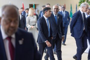Rishi Sunak Instagram - The UK has reduced emissions faster than any other G7 country. 

But we cannot do it alone. 

That’s why I’m at COP28 – to come together with countries from around the world and work together on reducing carbon emissions. 

The UK isn’t just talking, we're taking action - today we’ve committed £1.6 billion in international climate investment on areas where we can lead global progress: 

🌳 Protecting forests 
💷 Encouraging private investment 
⚡️ Backing renewables 

The transition to net zero must benefit, not burden ordinary families. 

That’s why I have set out a new approach to get us there.
