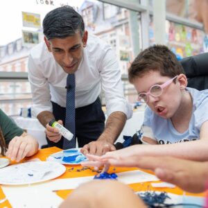 Rishi Sunak Instagram - I've said it before and I'll say it again: the people who work in the NHS are the people who make it what it is. 

That’s why we backed their plan to staff the NHS long into the future. 

Ahead of #NHS75 tomorrow, I dropped in to Evelina London Children’s Hospital to thank staff for their work.