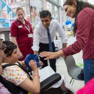 Rishi Sunak Instagram - I've said it before and I'll say it again: the people who work in the NHS are the people who make it what it is. 

That’s why we backed their plan to staff the NHS long into the future. 

Ahead of #NHS75 tomorrow, I dropped in to Evelina London Children’s Hospital to thank staff for their work.