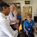 Rishi Sunak Instagram - We all know someone affected by cancer. In Nottingham this morning we saw how our new screening programme is detecting lung cancer early - critical to saving more lives.