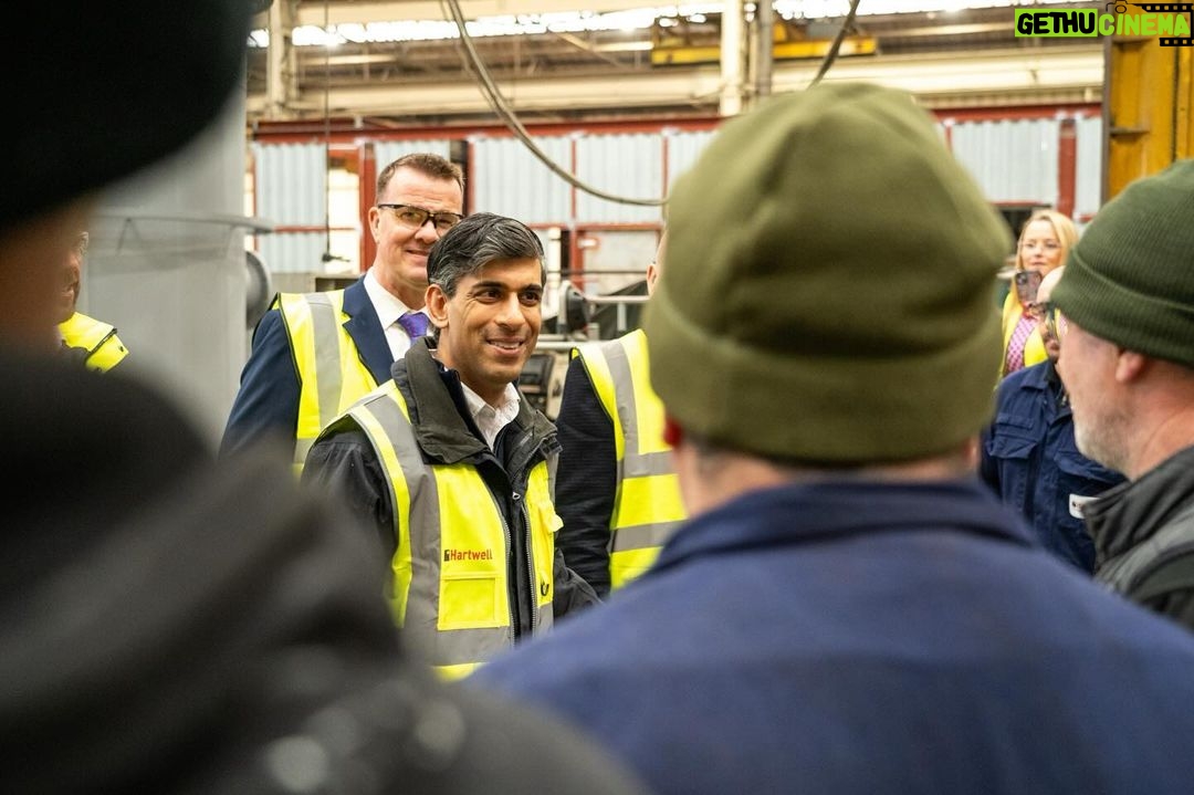 Rishi Sunak Instagram - Brilliant reaction to our tax cuts for workers here in Ossett today. The team at Hartwell Manufacturing told us about their exciting plans for the future and how they’ll keep supporting young people into life-changing apprenticeships - something we’ll continue working to help businesses do more of across the country. Ossett, West Yorkshire