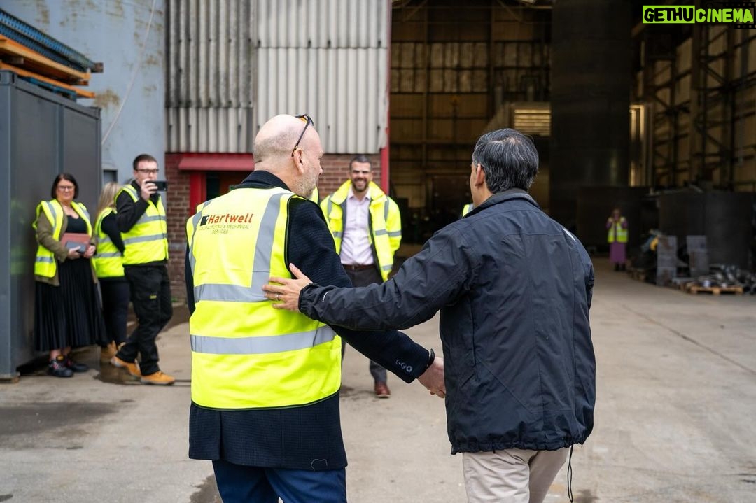 Rishi Sunak Instagram - Brilliant reaction to our tax cuts for workers here in Ossett today. The team at Hartwell Manufacturing told us about their exciting plans for the future and how they’ll keep supporting young people into life-changing apprenticeships - something we’ll continue working to help businesses do more of across the country. Ossett, West Yorkshire