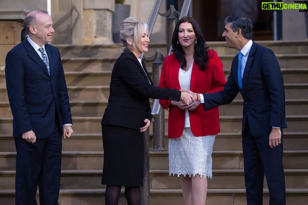 Rishi Sunak Instagram - At Glencraig integrated school, I met and listened to Northern Ireland's next generation. It is for them, and their local communities, that the restored executive must now deliver a brighter future.