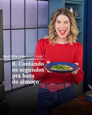 Rita Lobo Instagram - Qual Rita Lobo você é hoje? 🤪

Todas as minhas receitas estão em Panelinha.com.br