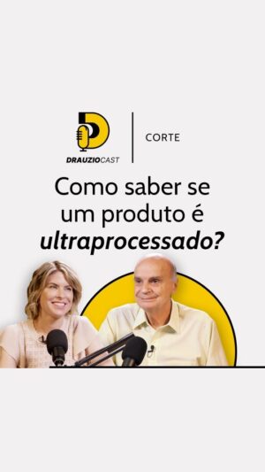 Rita Lobo Instagram - Você consegue identificar um produto ultraprocessado na prateleira do mercado? Se não sabe, anote as dicas ;) 

Drauzio e Rita Lobo (@ritalobo) conversam sobre os riscos da comida ultraprocessada e quais os caminhos para se ter uma alimentação mais nutritiva e saudável mesmo com a rotina corrida da vida moderna.

Você encontra o link para o episódio completo do DrauzioCast em nossa bio.