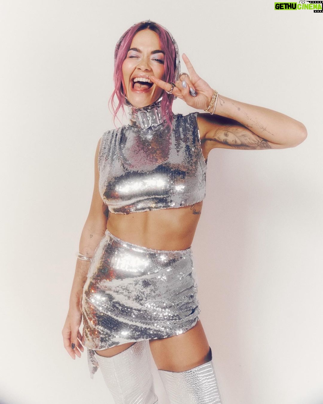 Rita Ora Instagram - This chorus demands to be sang LOUD. IT’S NOT THE LAST OF USSSS @gryffin 🪩✨